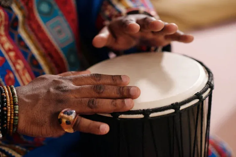 Holistic therapy using a drum circle in Pennsylvania