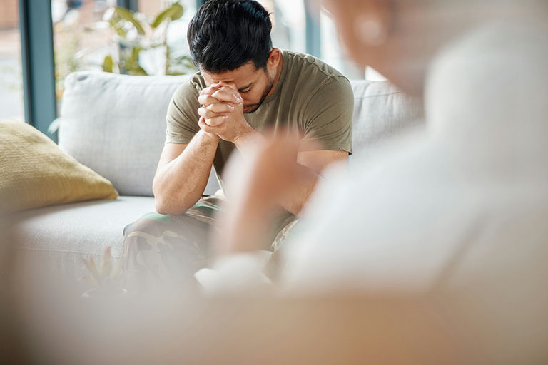 man worried about how heroin addiction affects the body
