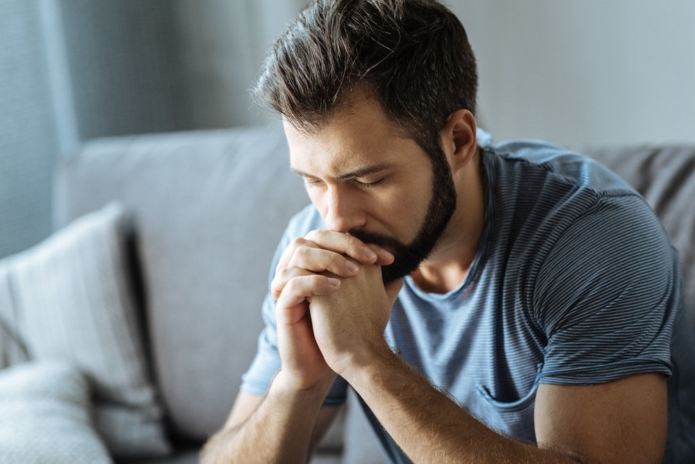 schizophrenia-treatment-center Man seeking hope and support during schizophrenia treatment